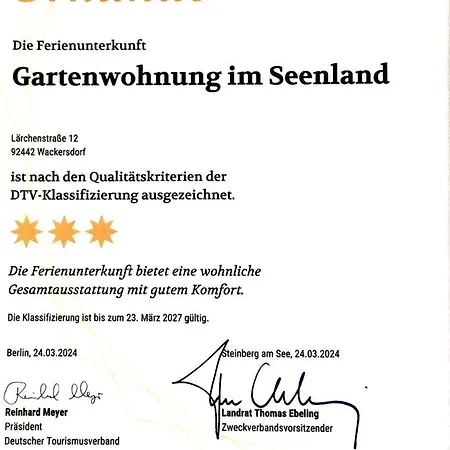 Schoene Gartenwohnung Im Seenland Apartment