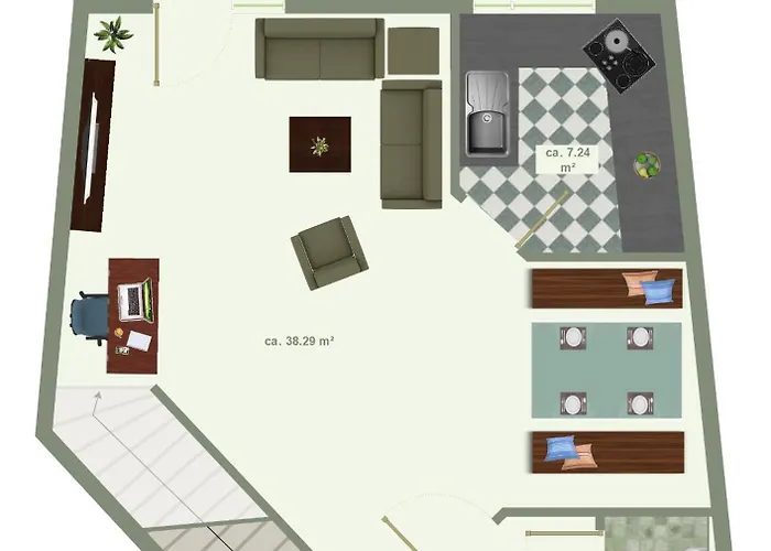 Schoene Gartenwohnung Im Seenland Appartement